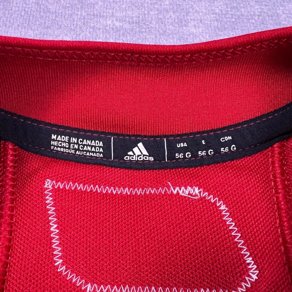 Adidas MiC Sacred Heart University Hockey Jersey V-Neck SHU Mens 56 Red‎